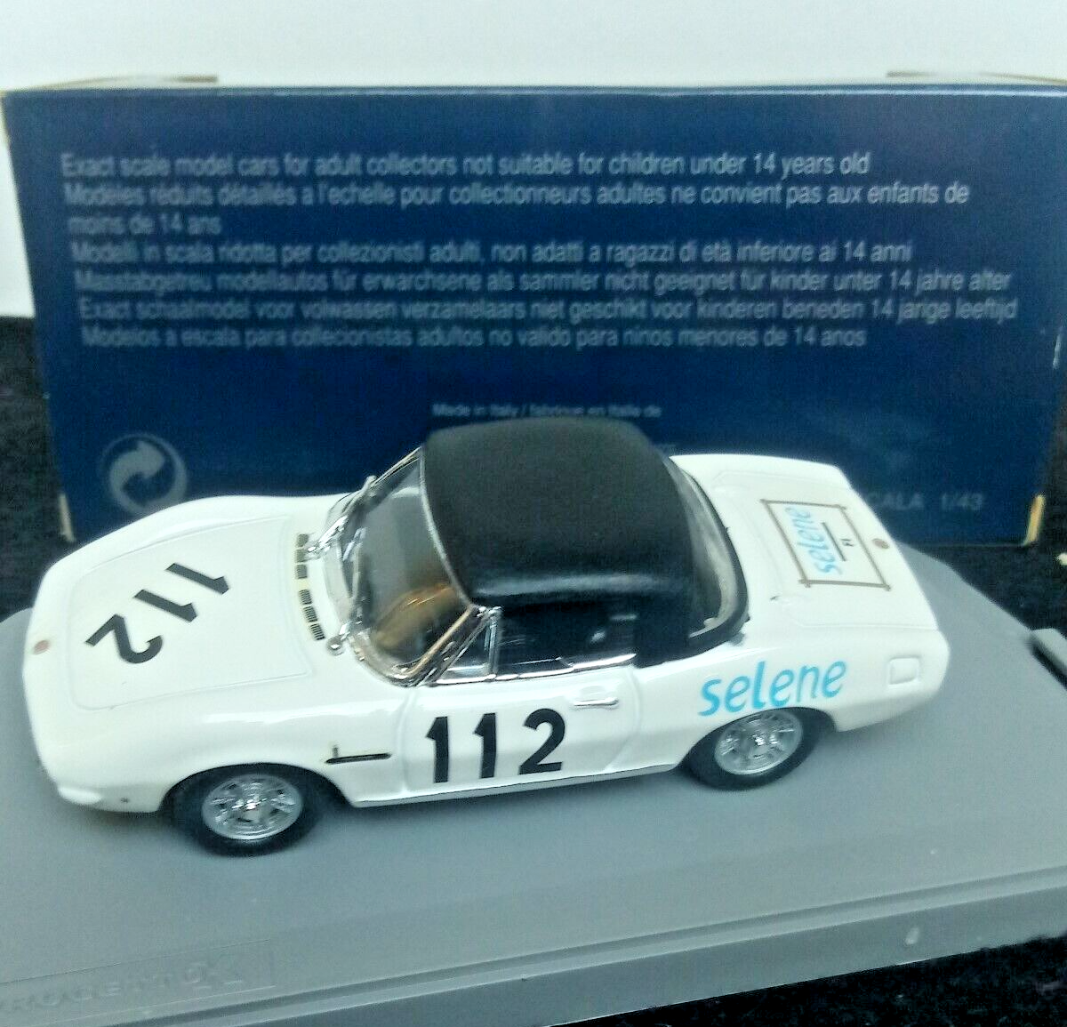 Fiat Dino Spyder 1968 Rouge – Progetto K – Miniature 1/43