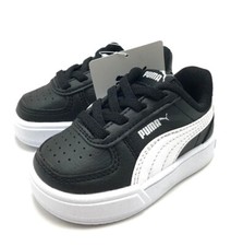 NEW TODDLER PUMA CAVEN AC INF TD BLACK/WHITE 382058 02 , SZ 4.0C - 10.0C