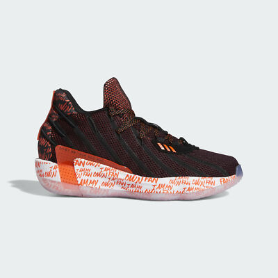 Adidas Dame 7 GCA Mens US 8.5 Black Red  G55199 Basketball Boots Sneakers NEW  