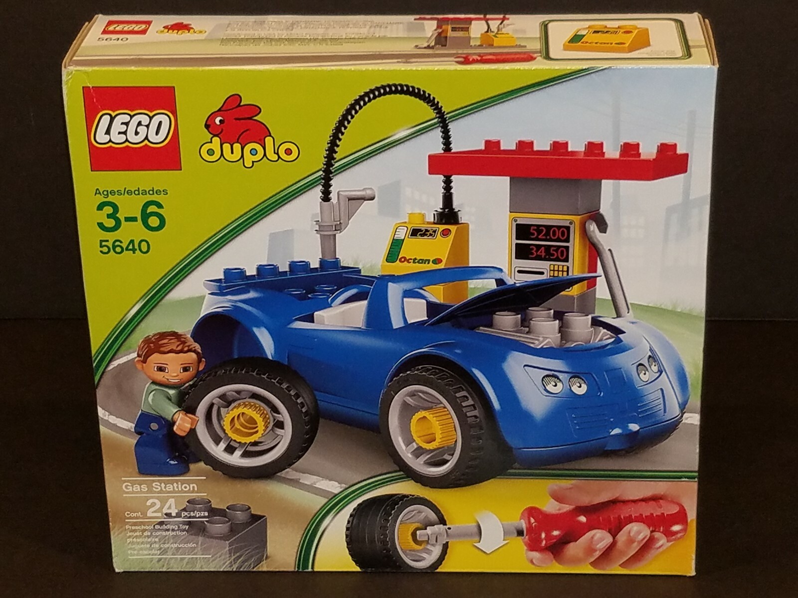 lego duplo gas station
