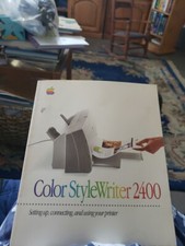 Apple Color StyleWriter 2400 Set-up and User  s Guide 1995  And 3.5 Disks Used