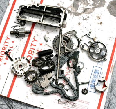 1975 YAMAHA TT XT  500 ENGINE VIN  # 1T1-202868 OEM ENGINE PART'S MISC....
