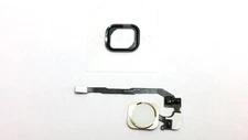 Replacement Home Button Key Flex Ribbon Cable + Seal for iPhone 5S (WHITE) US !!