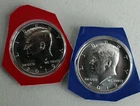 2019 P and D Kennedy Half Dollar Coin from US Mint Set 2 BU Cello Fifty Cent 50c
