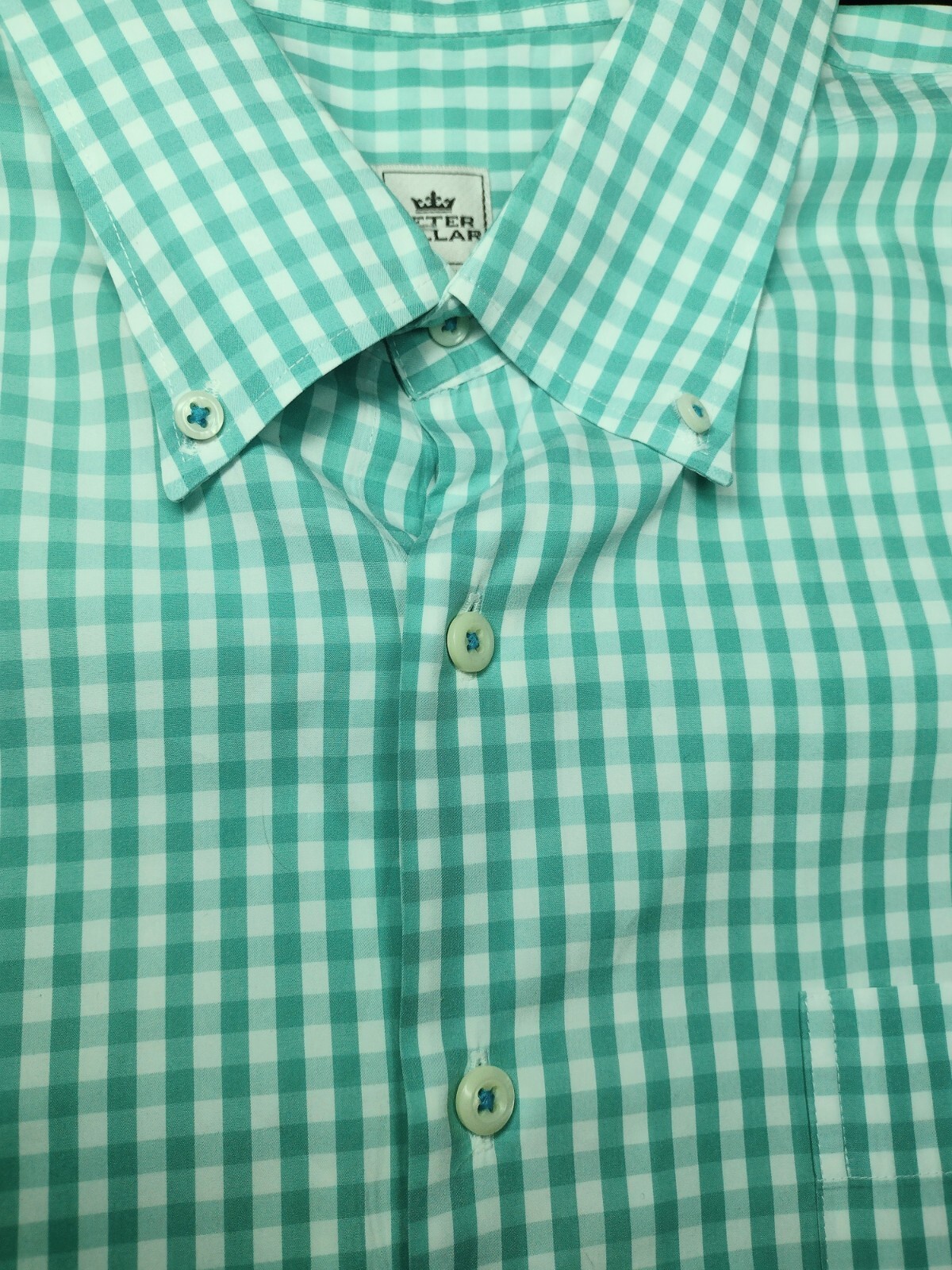 Peter Millar Weekender Wash Gingham Button Shirt … - image 2