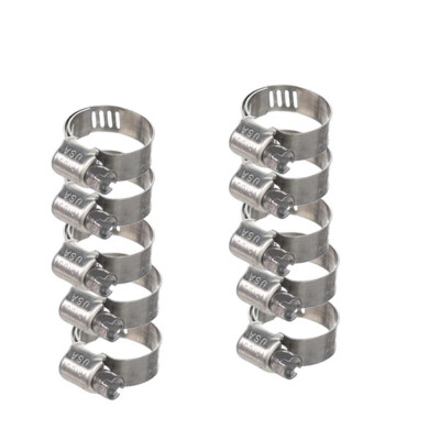 Tridon All Stainless Hose Clamps Size #4 Range 7/32''- 5/8'' (10 Clamps)