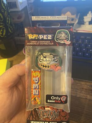 Funko Pop Pez Marvel Venomized Dr. Doom GameStop Exclusive Gray Stem In Hand | eBay