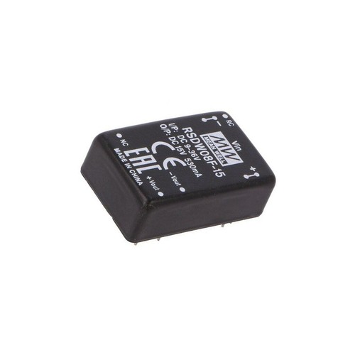 RSDW08F-15 Converter: DC/DC 8W UEing: 9-36V 15VDC IAusg: 0-530mA DIP24 18.4g ...