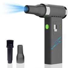 Electric Compressed Air Duster, 0-11,0000 RPM Rechargeable Cordless Turbo Fan, P