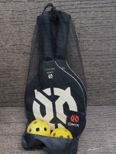 Set Of 2 Onix Recruit Wooden Paddles Starter Pickleball Black White Brand New