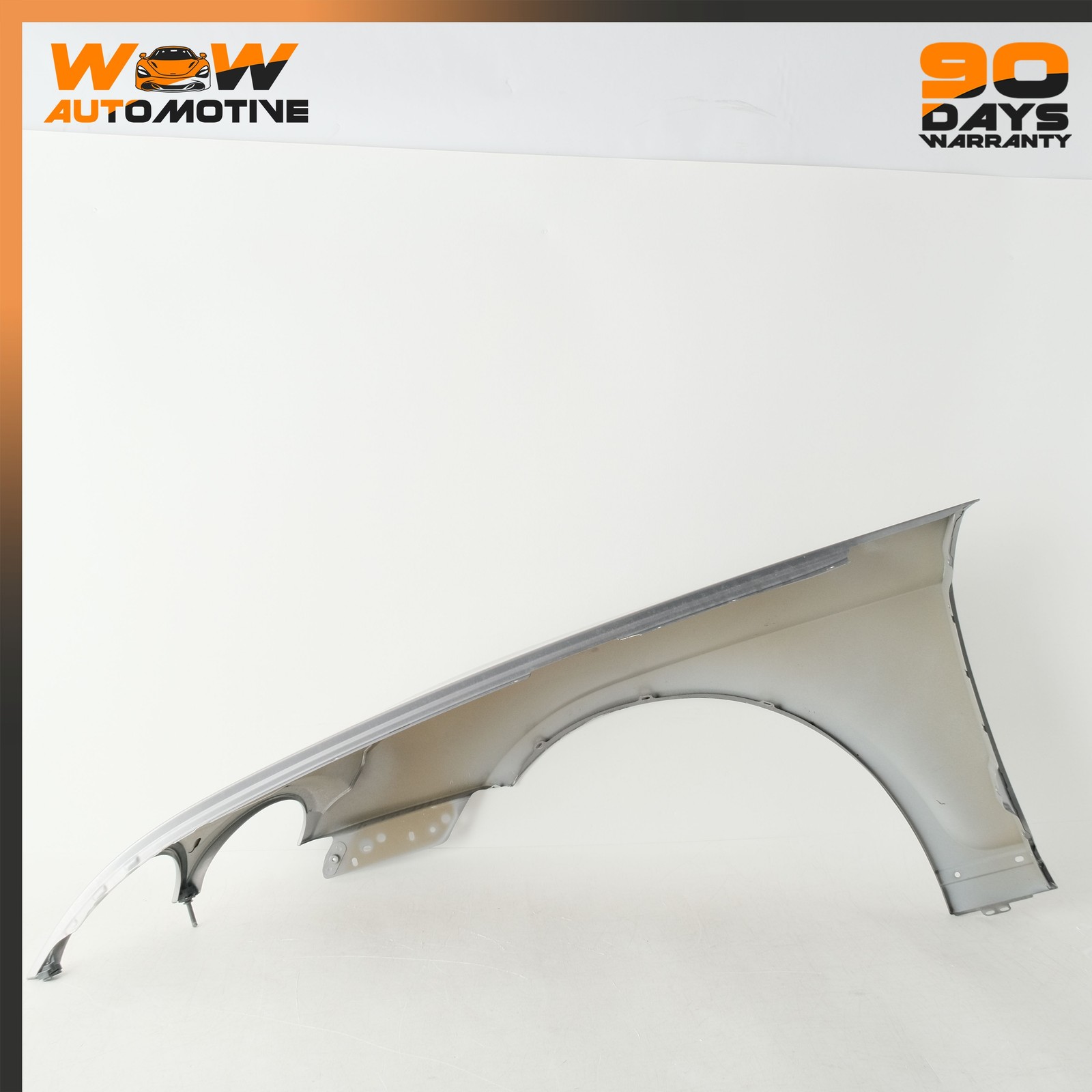 04-13 BENTLEY CONTINENTAL GTC FRONT RIGHT FENDER SILVER TEMPEST METALLIC 7P OEM