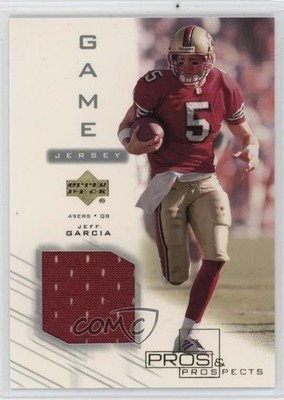 2001-upper-deck-pros-prospects-game-jersey-jeff-garcia-jg-j-un2-ebay