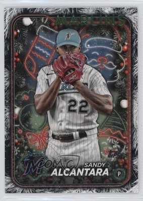 2024 Topps Holiday Holiday Tree Sandy Alcantara #H11 0e2x