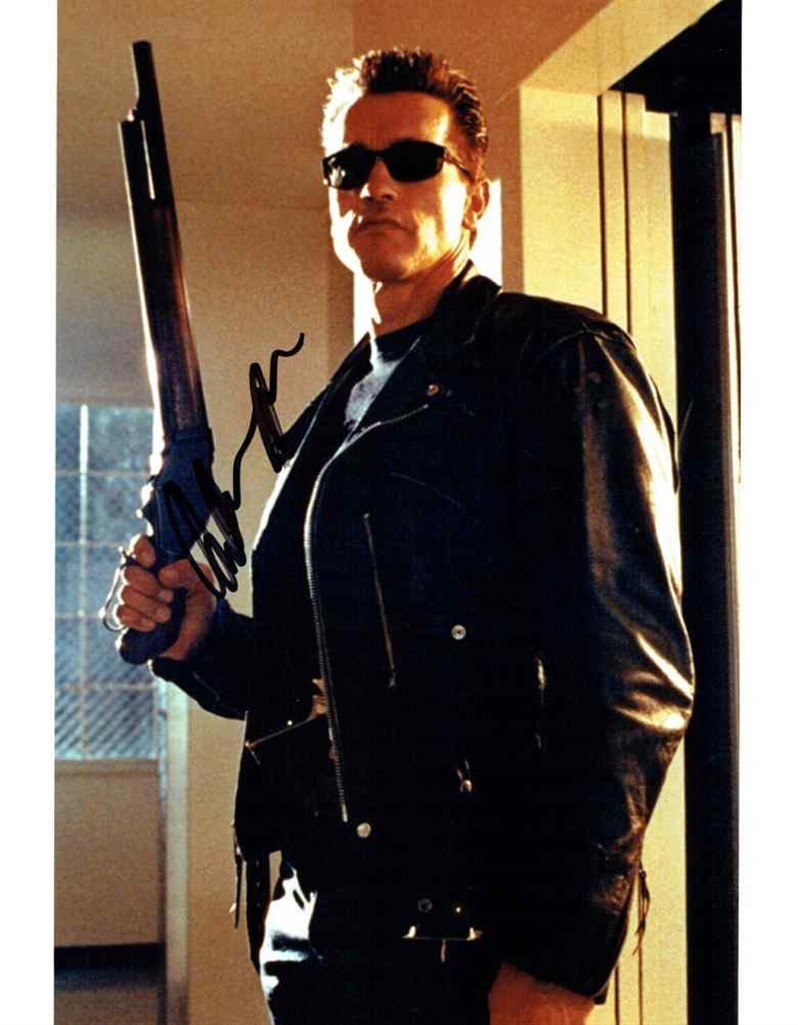 Arnold Schwarzenegger Terminator Autographed Signed 11x14 Photo PSA/DNA COA