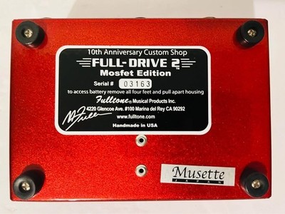 10th Anniversary Ltd Edition Red Fulltone Full-Drive 2 OverDrive