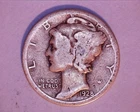 1928-S  MERCURY DIME***  127-6D