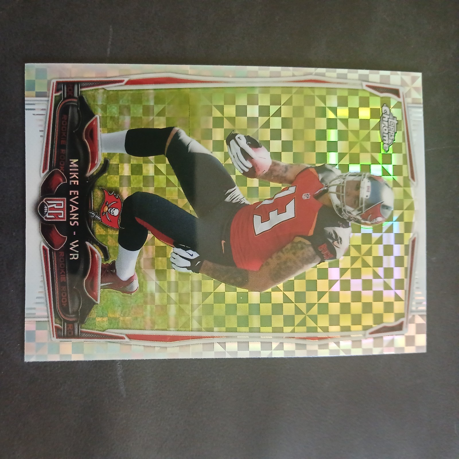 2014 Topps Chrome - Mike Evans #185 X-Fractor (RC)