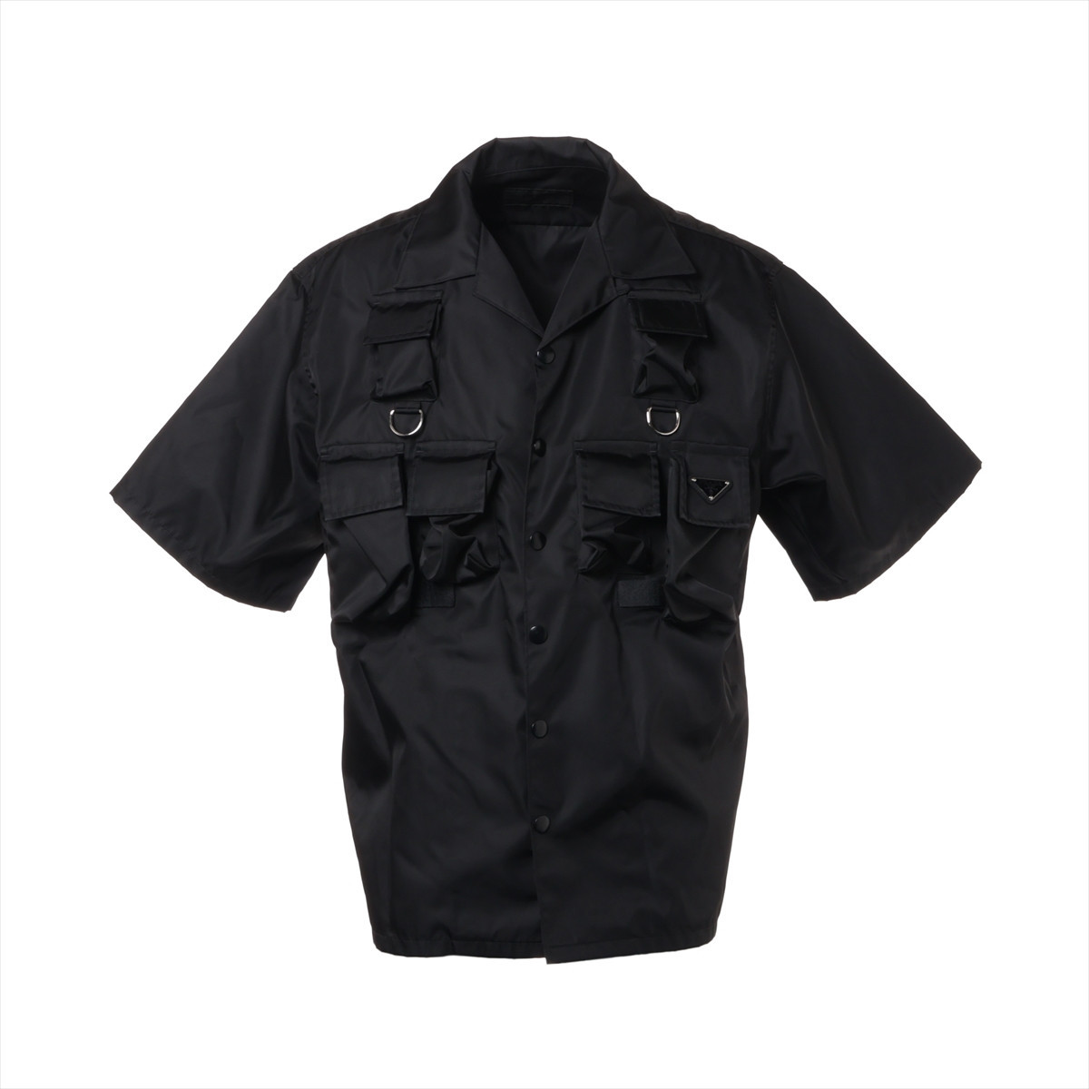 Prada Re Nylon Re Nylon 23 years Nylon Shirt L Men's Black Prada Re Nylon Re Nylon 23 years Nylon Shirt L Men's Black