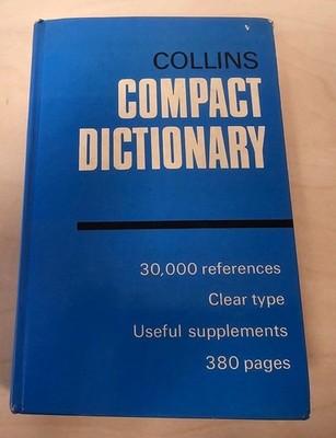Collins Compact English Dictionary VINTAGE Ref00248