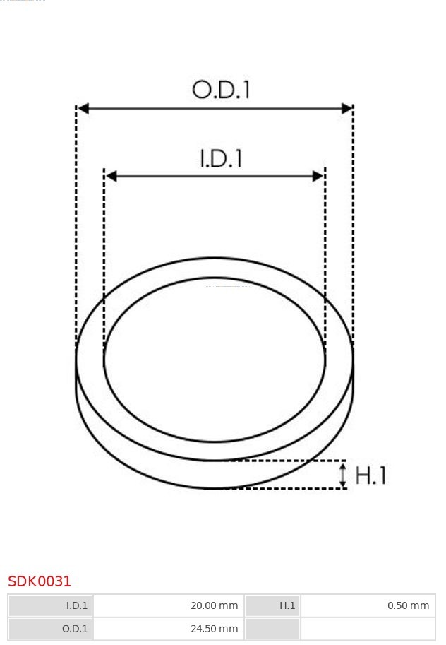 Fits AS ROZRUSZNIKI I ALTERNATORY SDK0031 BRAND NEW AS-PL STARTER MOTOR WASHER