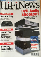 HI-FI NEWS B&W 705 NAIM CDS3  CAMBRIDGE DVD57  BRYSTON HADCOCK  INFINITY KEF