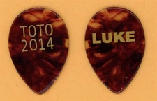TOTO Steve Lukather "Luke" Vintage Guitar Pick - 2014 US Tour
