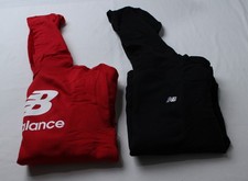 New Balance Boy's Two Piece Hoodie Set JL3 Team Red/Black Medium 10/12 NWT