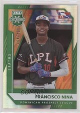 2021 Panini Elite Extra Edition Status Green 464/499 Francisco Nina #176 ut4