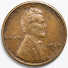 1929-S Lincoln Wheat Penny Cent Extremely Fine (XF)