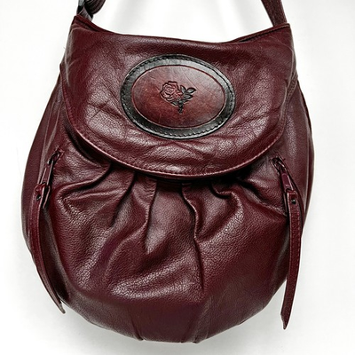 #ad Ace Leather Goods Hobo Bag Crossbody Pacific NW USA Leather w Hidden Pocket $39.99