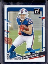2023 Panini Donruss Dalton Kincaid RC Rated #308 Bills Rookie