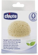 Chicco Spugna Ultra Assorbente, Spugnetta Delicata per Neonato Durante il Bagnet