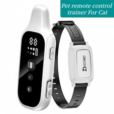 Remote Control Pet Collar Cat Training Collar IPX7 Waterproof Rechargeable