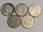5 x 1921 Morgan Silver Dollars - 5 Coin Lot - SKU44