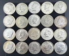 Full Roll of 40% Silver Kennedy Half-Dollar .50 Cent Piece 1965-69 20 Coin Lot