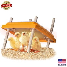 Adjustable 10" x 10" Chick Brooder Heater - Safe  Energy Efficient 15W Design