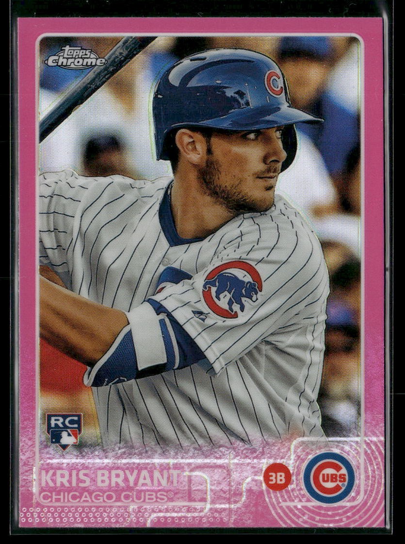 2015 Topps Chrome #112 Kris Bryant RC Rookie Pink Refractor