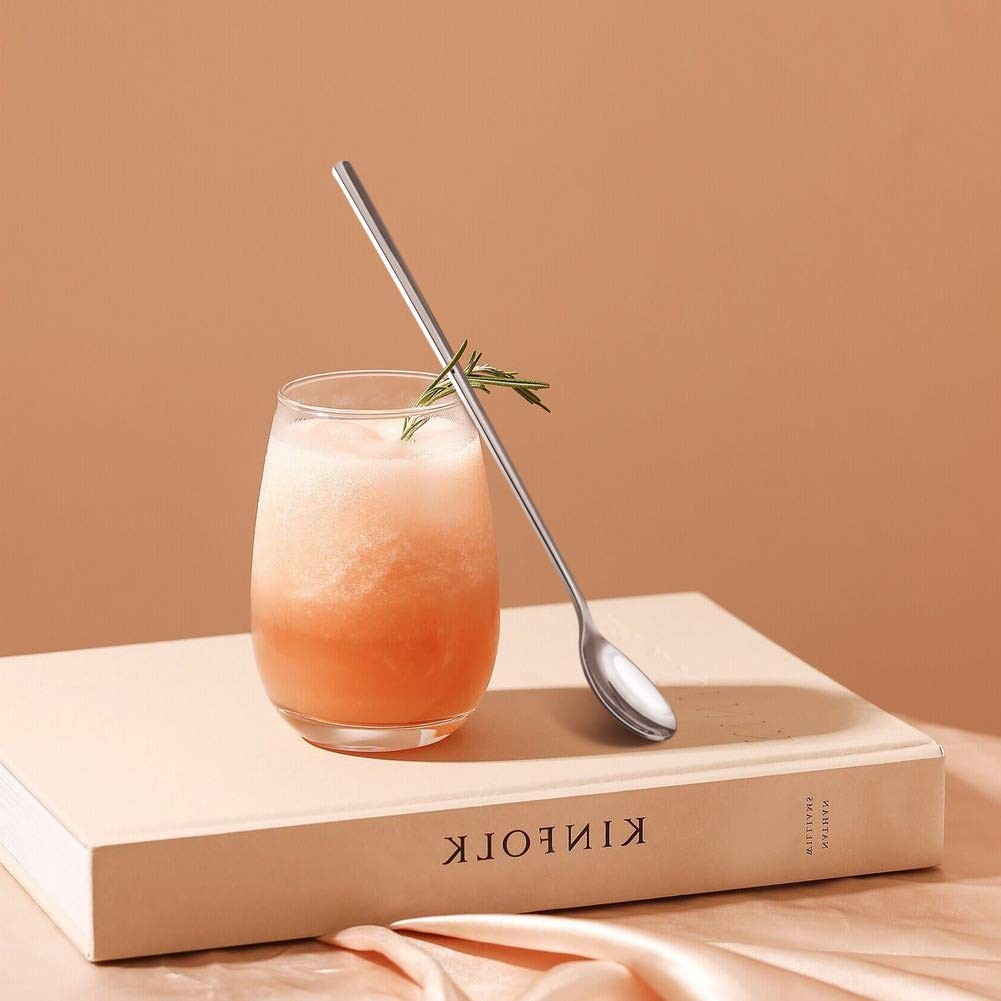 New AOOSY Long Handle Spoon Coffee Stirrers, 9-inch Ice Tea Spoon,Premium 18/10