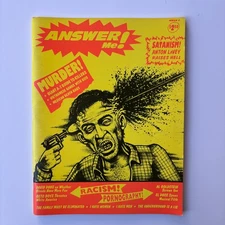 ANSWER ME! Issue 2 - Jim & Debbie Goad 1992 - Serial Killers Anton LaVey El Duce