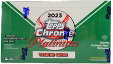 2023 Topps Chrome Platinum Baseball Hobby Box Sealed Auto Autograph Signed