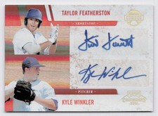 2011 Contenders Winning Combos Dual Rookie Auto T. Featherston / K. Winkler /149