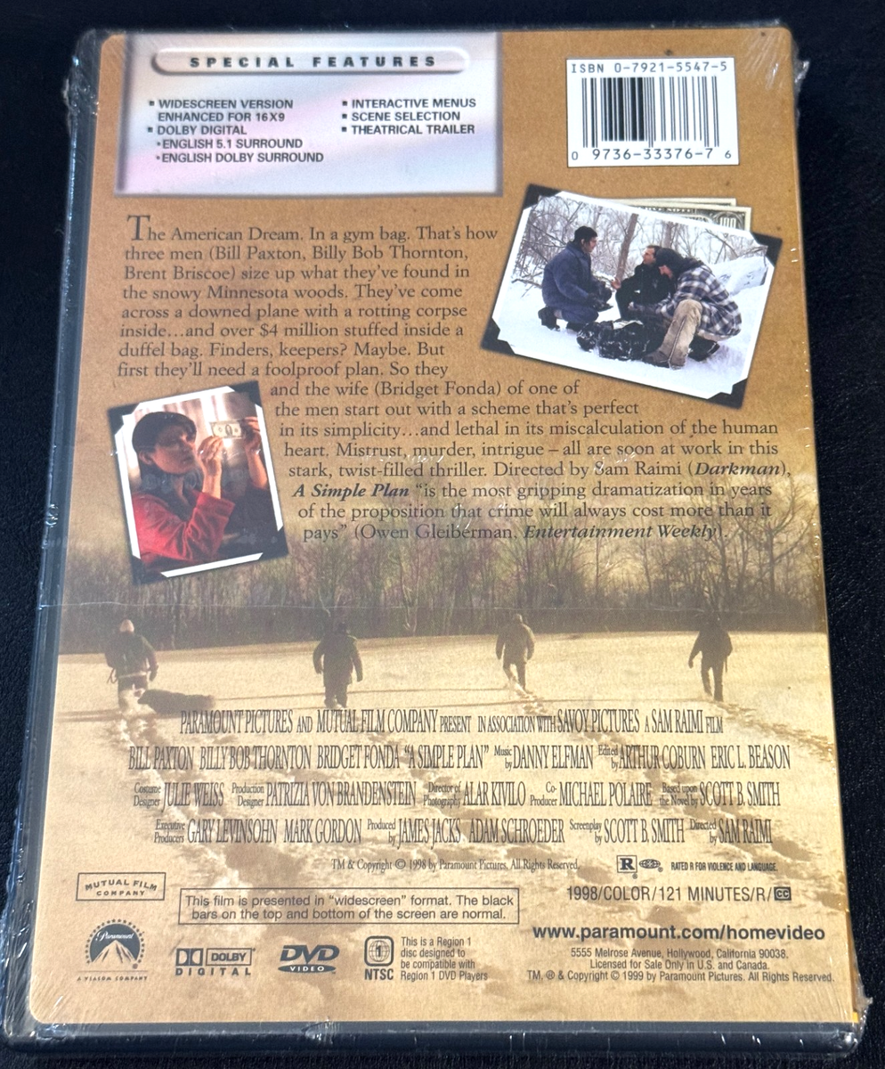 A Simple Plan (DVD, 1999, Sensormatic) for sale online | eBay
