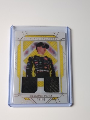 Panini National Treasures 2022 Brandon Jones Race Used Patch NASCAR /99