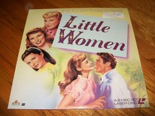 LITTLE WOMEN 2-Laserdisc LD SET VERY GOOD CONDITION ELIZABETH TAYLOR W/TRAILER 