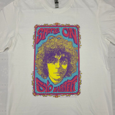 Syd Barrett Shine On T Shirt Size L Large Pink Floyd Official Licensed NEW #T49