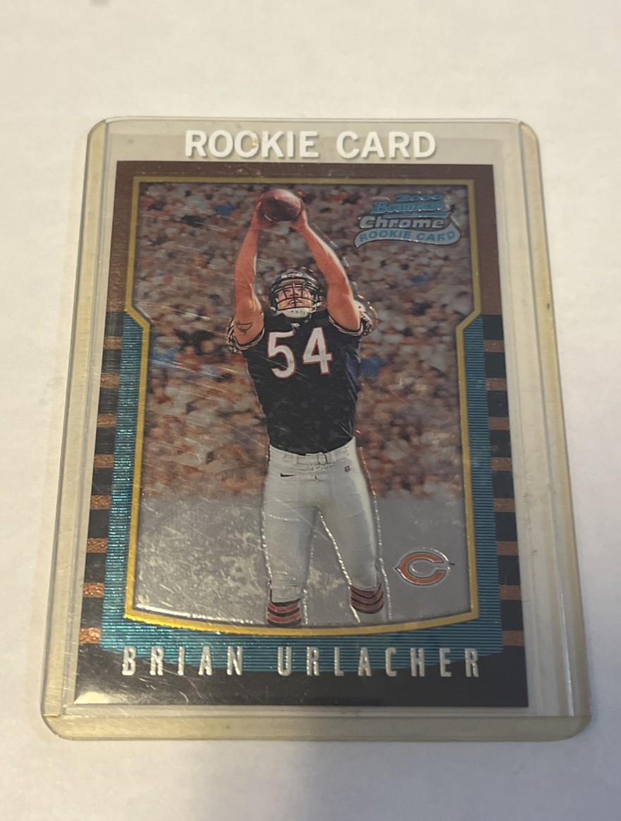 2000 Bowman Chrome Brian Urlacher RC Chicago Bears Hall of Famer