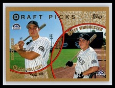1999 Topps #442 Matt Holliday / Jeff Winchester Rookie Card RC Colorado Rockies. rookie card picture