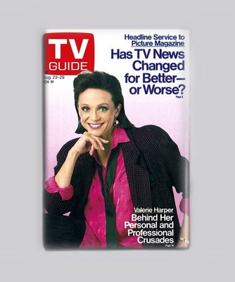 Valerie Valerie Harper TV Guide 1986 - 2''x3'' Fridge MAGNET