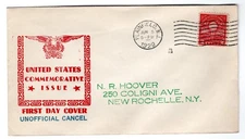 #654 Electric Light Edison 1929 FDC - Sanders Unofficial u/o Plainfield NJ