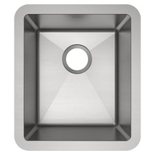 Elkay EFRU131610T Crosstown Single Bowl Undermount Stainless Steel Kitchen Sink